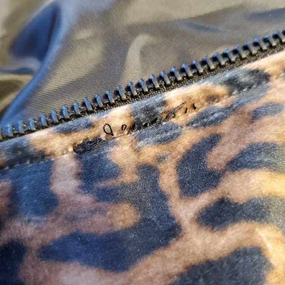 Romeo & Juliet Couture leopard moto jacket velour - Picture 11 of 16